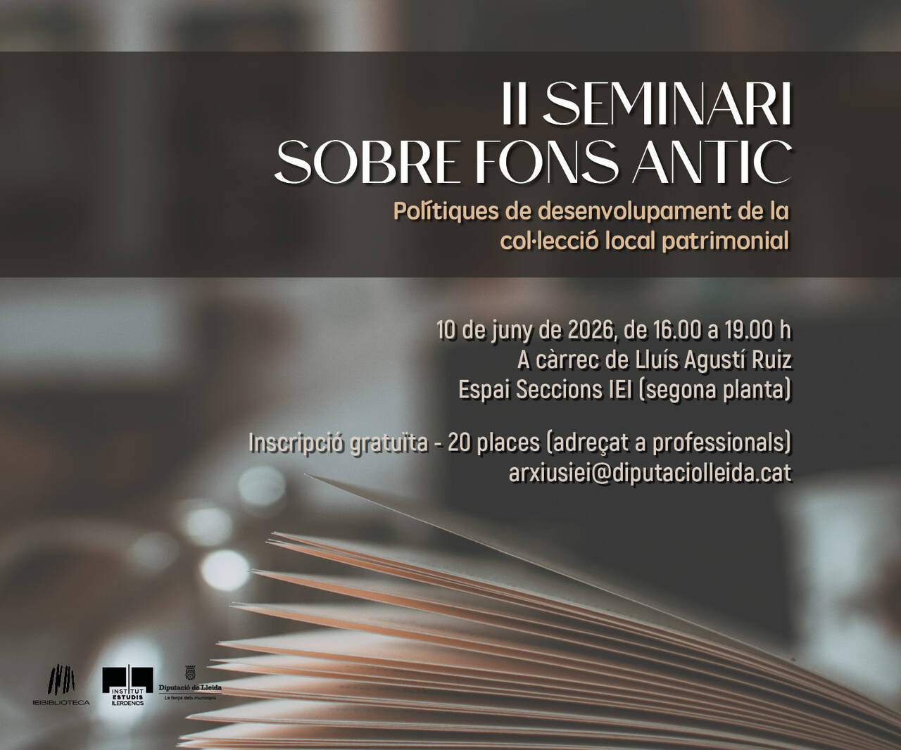 II Seminari sobre fons antic