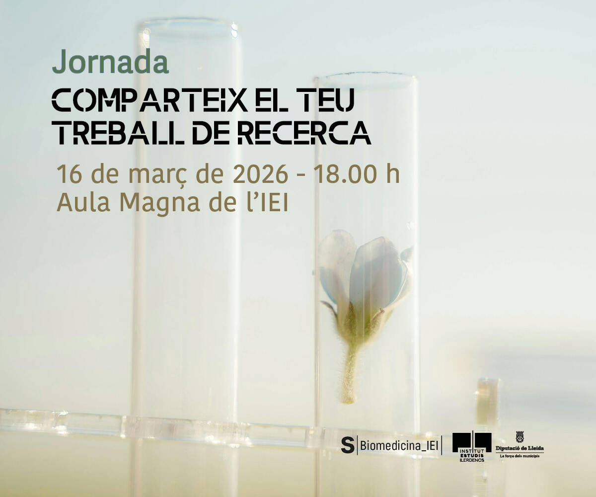 Comparteix el teu treball de recerca