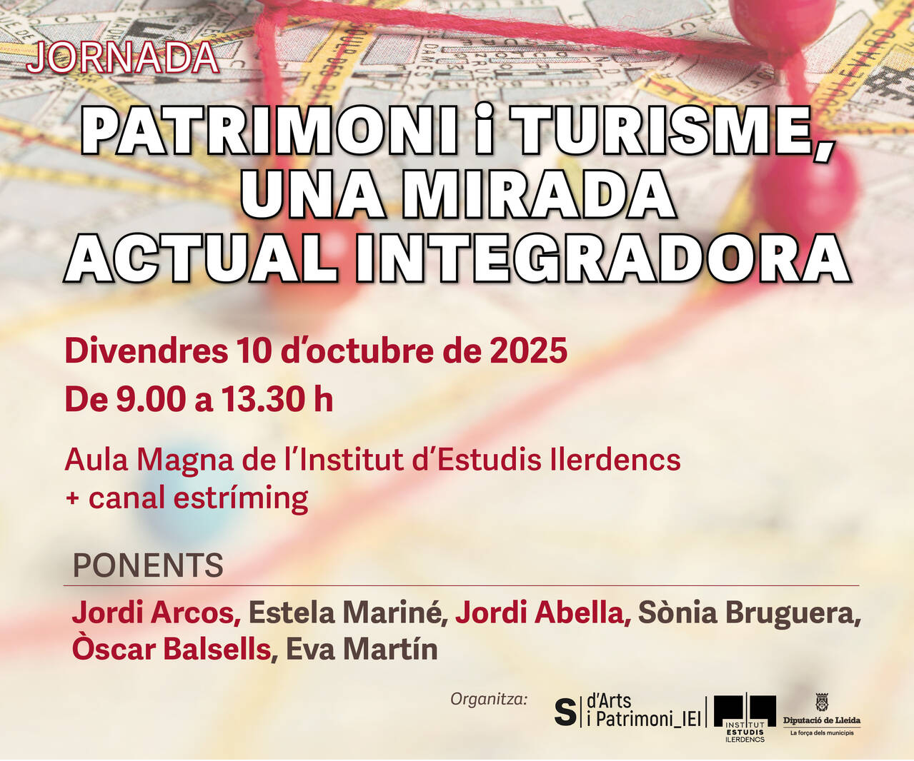 Jornada:  “Patrimoni i turisme, un enfoc actual integrador”