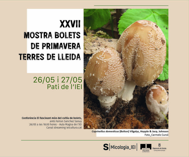 XXVII Mostra de Bolets de Primavera de les Terres de Lleida