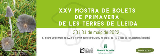 XXV MOSTRA DE BOLETS DE PRIMAVERA de les Terres de Lleida