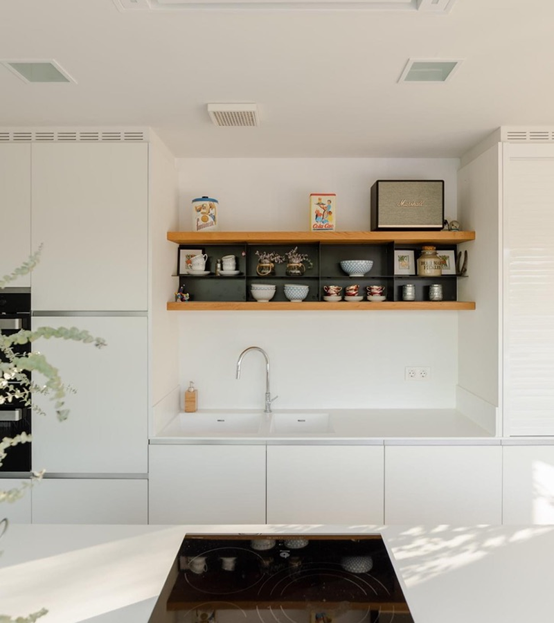 Acabado laminado blanco