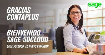 Gracias Contaplus, bienvenido Sage 50cloud