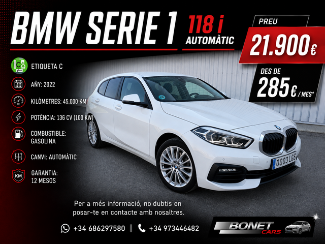 BMW Serie 1 118i Corporate Auto