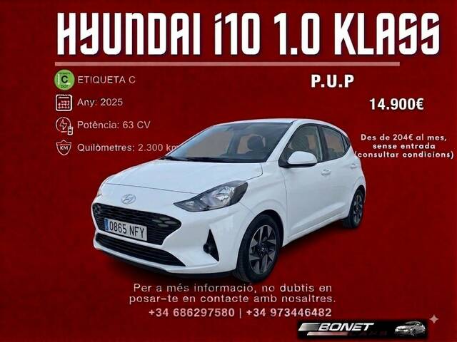 HYUNDAI i10 1.0 Klass