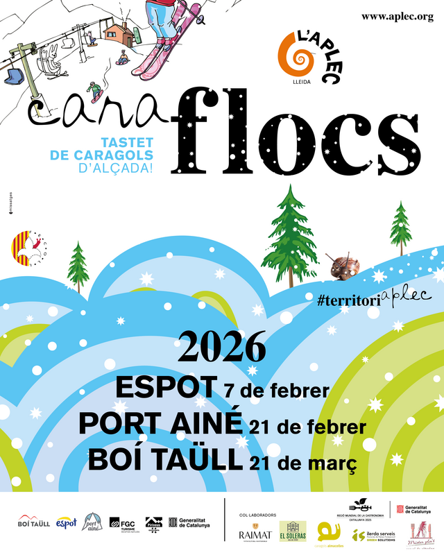 Espot acoge la primera caracolada en la nieve de la Fecoll de 2026