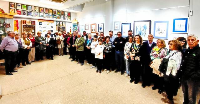 Inaugurada l'exposició d’aquarel·les de José Antonio López a la Fecoll