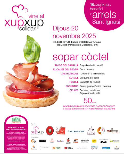 La Fecoll, con el Xup Xup solidario del 20 de noviembre