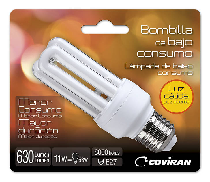 LMP COVIRAN AHO TUBO 11W E27 CAL BL1