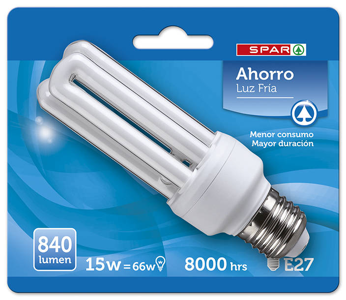 LMP SPAR AHO TUBO 15W E27 FR BL1