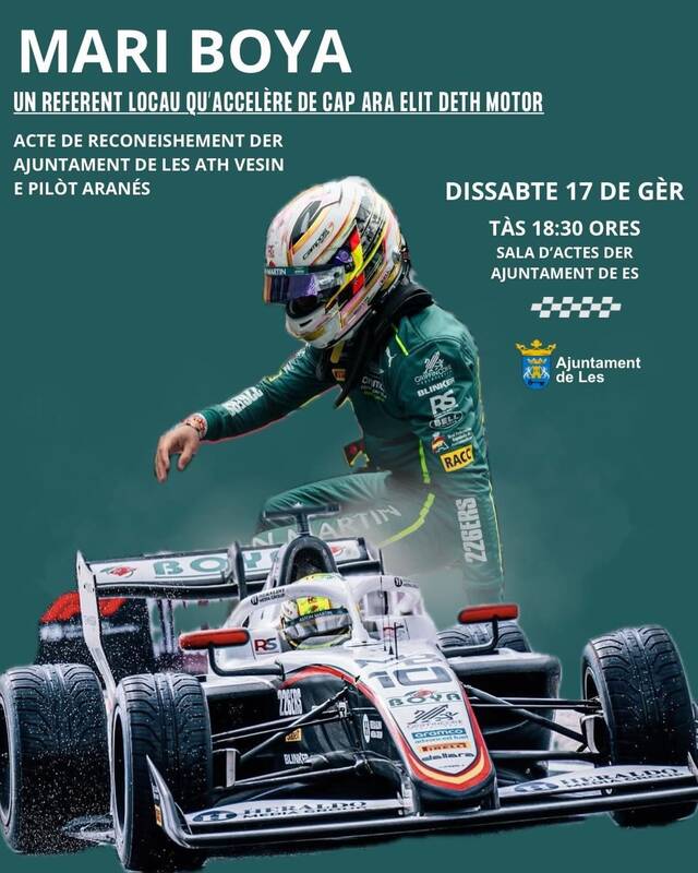 Acte d’aumenatge de Les ath sòn pilòt de F2, Mari Boya