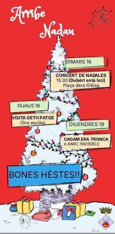 Activitats de Nadau dera Escòla Sant Ròc de Bossòst