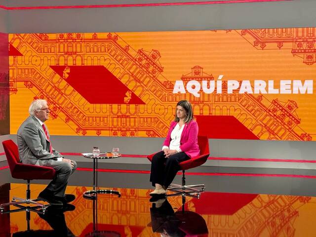 Aguesta setmana, eth programa de RTVE ‘Aquí Parlem’, presentat per Lluís Falgàs, entreviste ara Sindica d’Aran, Maria Vergés