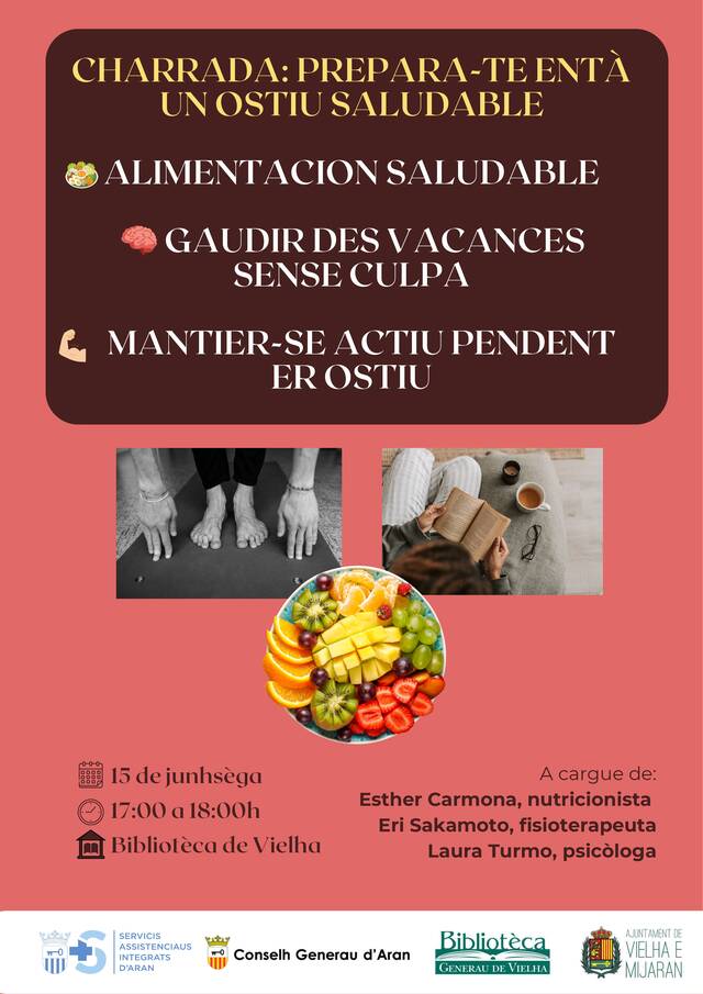 Charrada sus abitudes saludables pendent er ostiu per part d’Aran Salut
