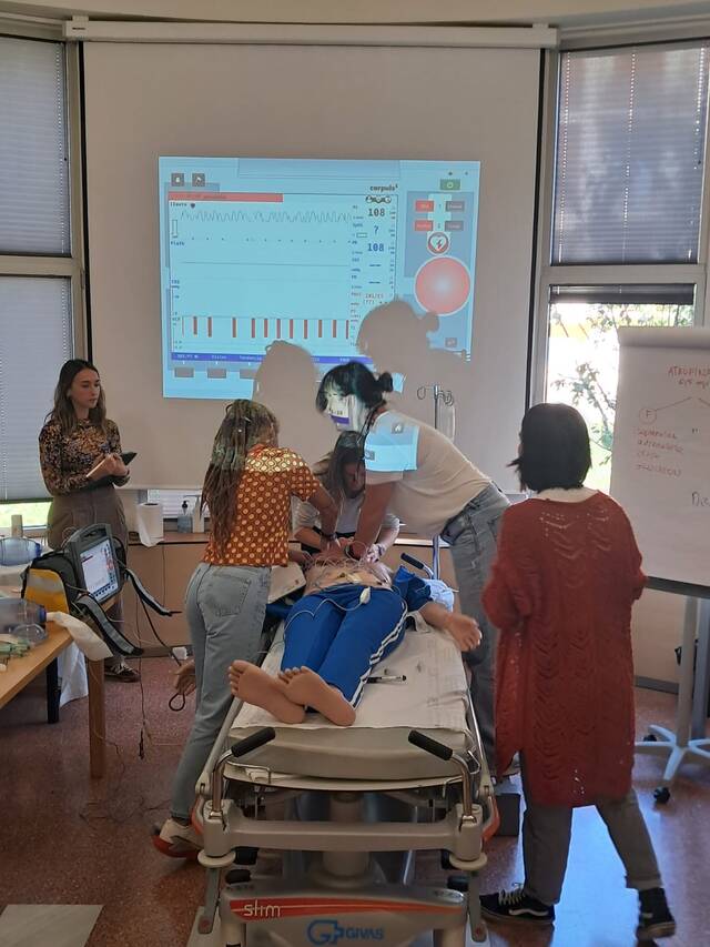 Cors de Supòrt Vitau Auançat damb participacion deth Servici d’Urgéncies d’Aran Salut