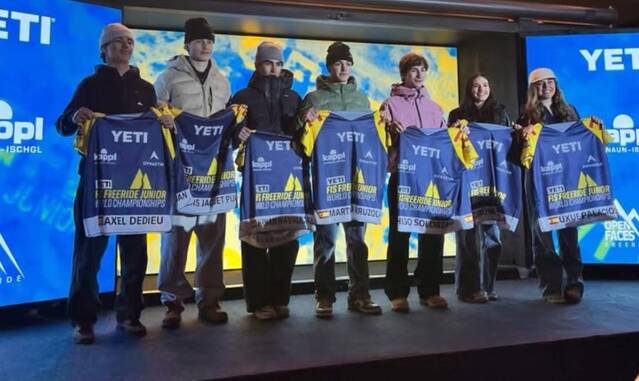 Era Val d’Aran, representada en Campionat deth Mon Junior FIS de Freeride