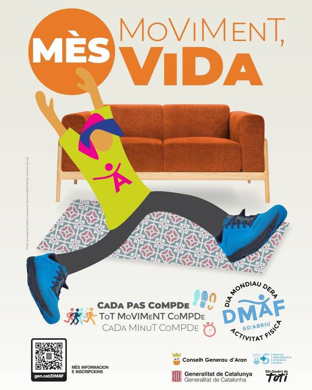 Era Val d’Aran se hig ath Dia Mondiau dera Activitat Fisica 2026 damb ua crida collectiva a botja r-se e a auer ua vida activa