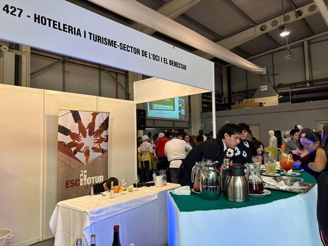 Estudiants der IES d’Aran e dera Escòla d’Ostalaria de Les visiten FormaOcupa Lleida