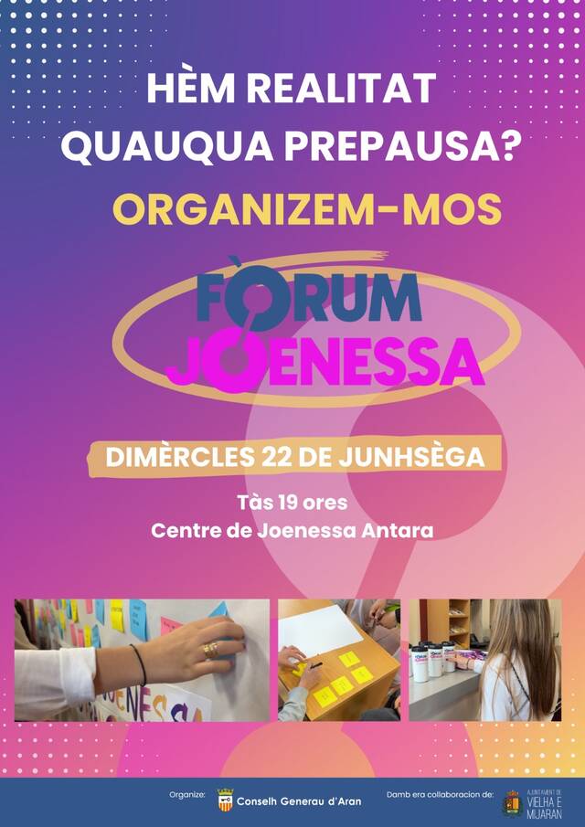 Eth 22 de junhsèga aurà lòc eth 2au Fòrum Joenessa