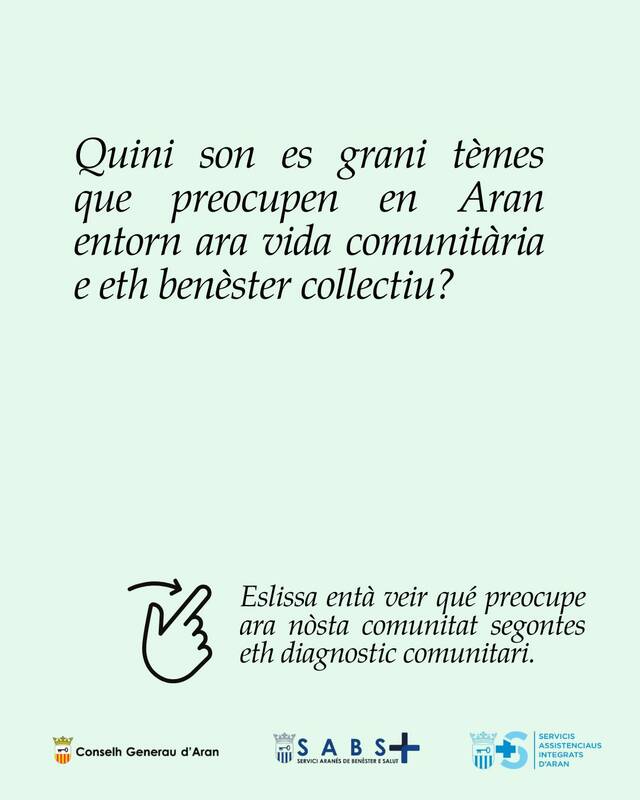 Eth Conselh Generau d’Aran, a trauès d’Aran Salut, premanís era presentacion deth Plan d’Accion Comunitària
