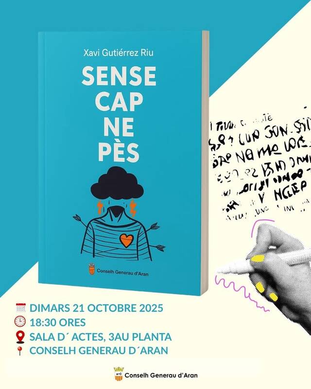Eth pròplèu 21 d’octobre se presente eth nau libre de Xavi Gutiérrez “Sense cap ne pès”