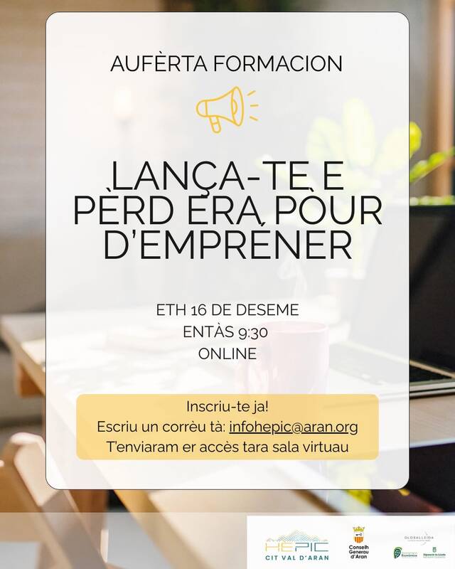 Formacion tà pèrder era pòur a empréner a cargue de Hèpic