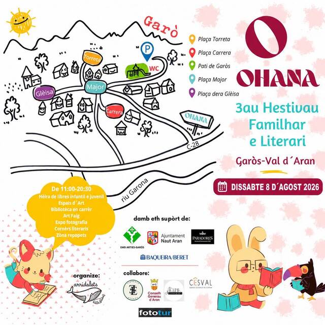 Garòs acuelh era 3au edicion deth Hestau Ohana, ua jornada dedicada ara literatura infantila