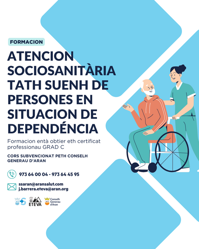 Nau cors de formacion en atencion sociosanitària tath suenh de persones en situacion de dependéncia