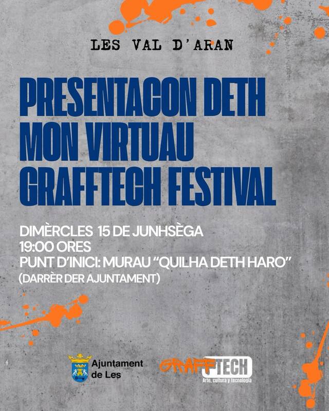 Presentacion deth Mon Virtual deth Grafftech Festival en Les