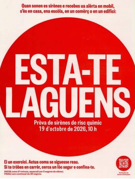 Simulacre d’emergéncia en Les eth 19 d'octobre
