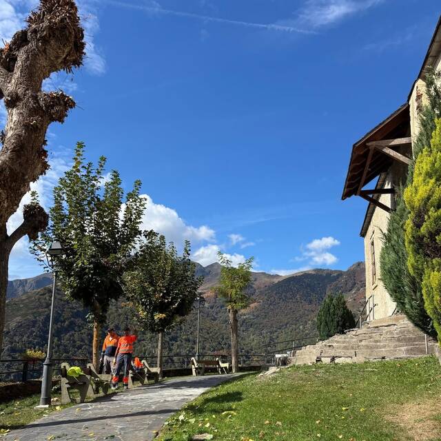Trabalhs de conservacion e adequacion dera glèisa de Sant Sernilh de Canejan