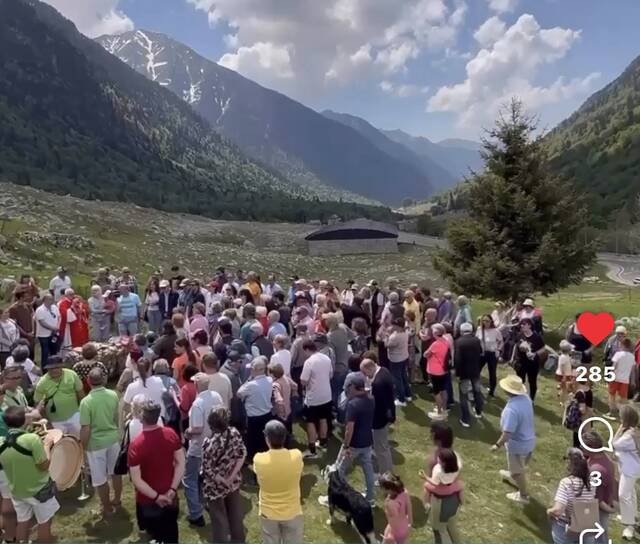 Vielha a celebrat eth romiatge de Santa Quitèria en airau der Espitau de Vielha