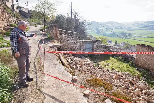 Despreniments a les Oluges per culpa de les últimes pluges