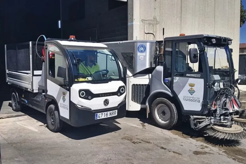Guissona amplia la flota de vehicles de neteja