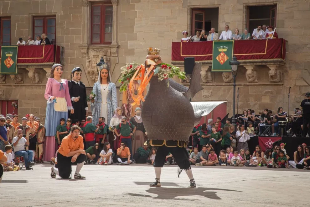 Tradició popular a Cervera per la Festa Major