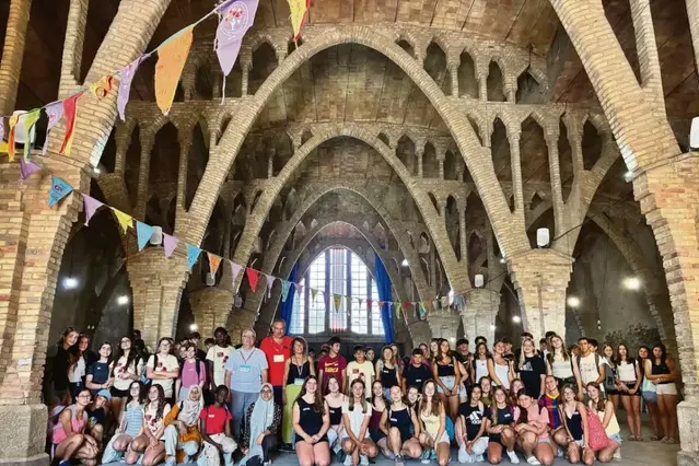 Trobada amb 200 joves dels camps de treball a Sant Guim de Freixenet