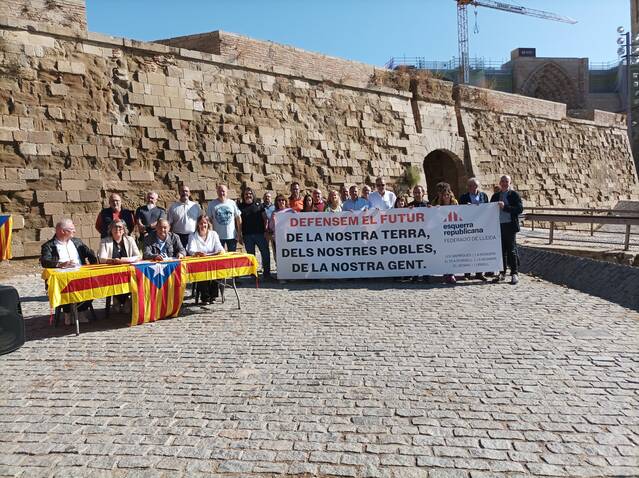 Alcaldes i càrrecs electes d’ERC es planten contra els macroprojectes de renovables, residus i biogàs a Ponent