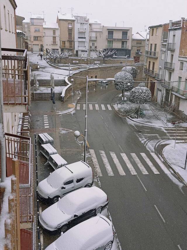 Carreteres afectades i accidents per la nevada del dia de Reis