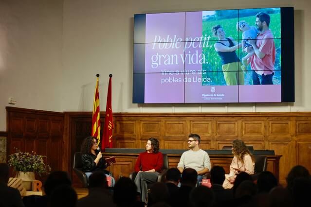 Dos arbequins a la campanya ‘Poble Petit, Gran Vida’