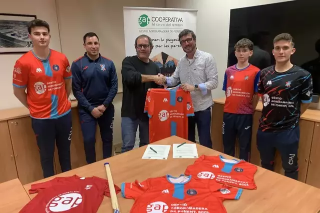 El CH Juneda i GAP formalitzen el seu acord de patrocini