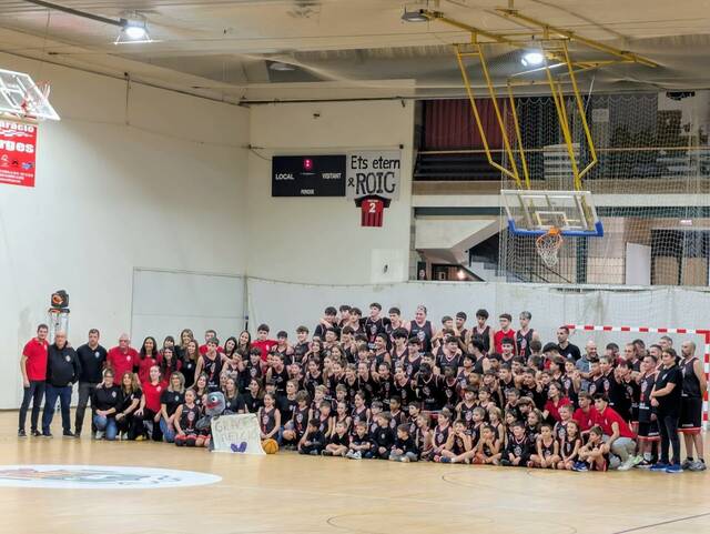 El club bàsquet Borges presenta els seus jugadors