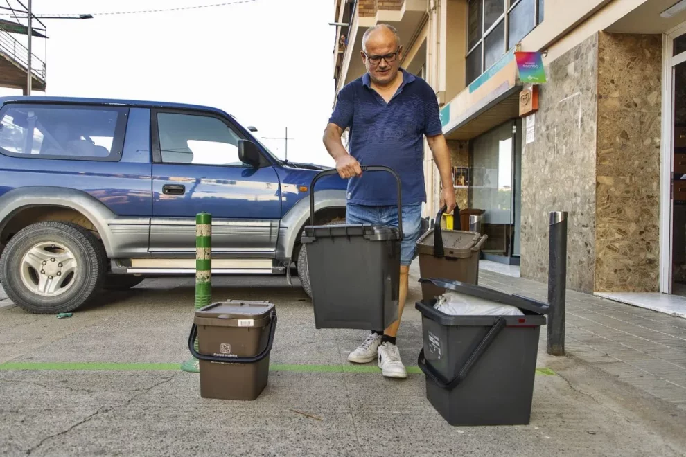 “El porta a porta a les Borges dispara el reciclatge de residus”