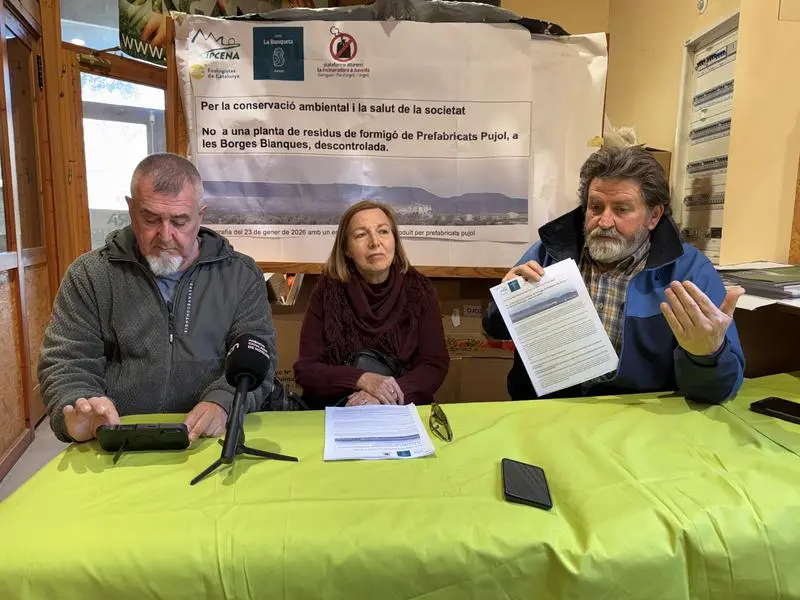 Entitats ecologistes rebutgen una planta de revalorització de residus de formigó a les Borges Blanques