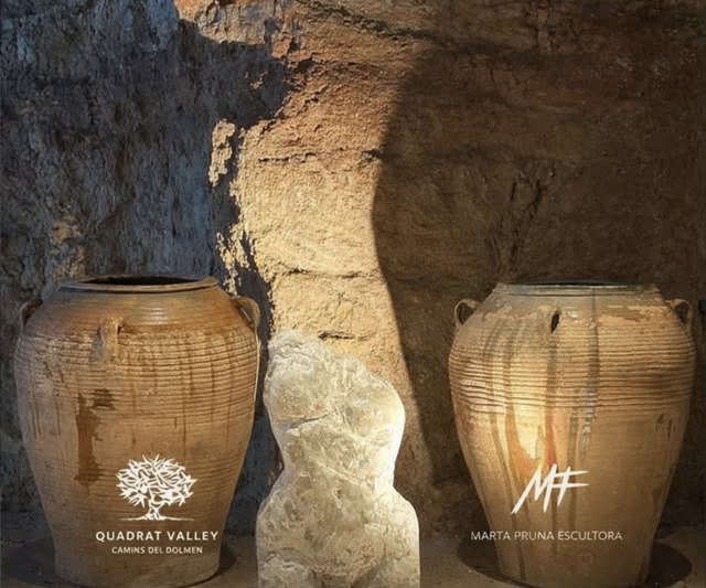 Escultures de Marta Pruna al molí de Cuadrat Valley