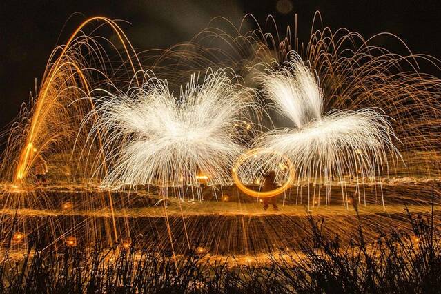 Espectacle de foc als Vilars d’Arbeca