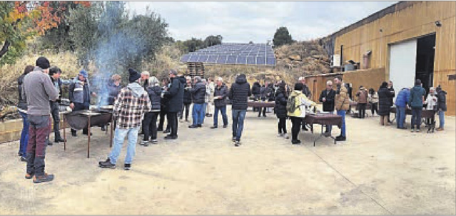 Més de cent persones a l'esmorzar a Mas Blanch i Jové