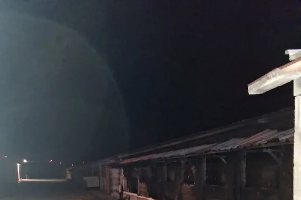 Incendi en una granja a la Granadella