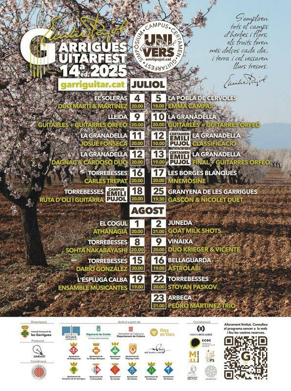 Nou cites exhibeixen virtuosisme al Garrigues Guitar 2025