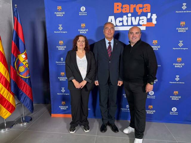 L'ajuntament de les Borges, present al Camp Nou