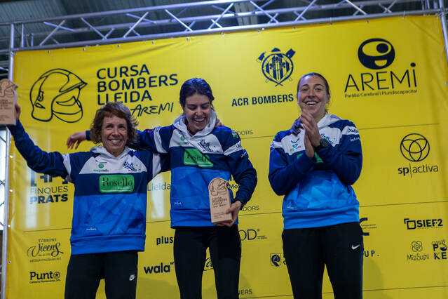 L'arbequina Núria Tilló, podi a la Cursa dels Bombers